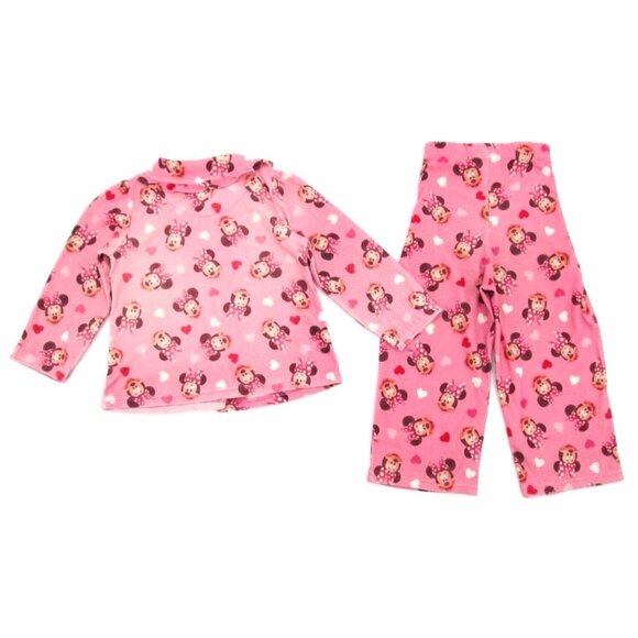 Vintage Girls Pajama Lot Toddler 4T Pink Purple Disney Carters Hello Kitty Y2K - Picture 11 of 16